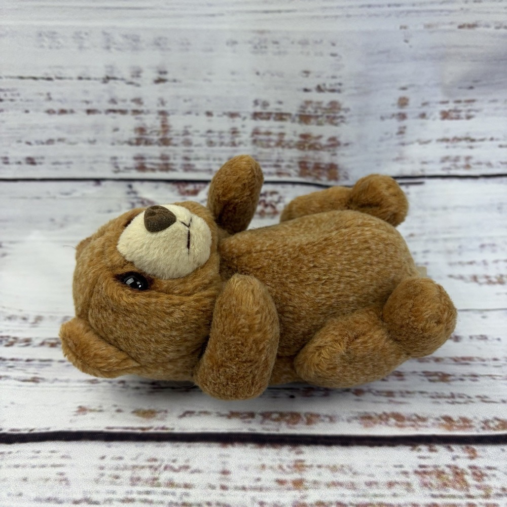 VTG Lou Rankin Little Mini Friends JASPER Brown Bear 5" Animal Plush Dakin - Picture 2 of 6